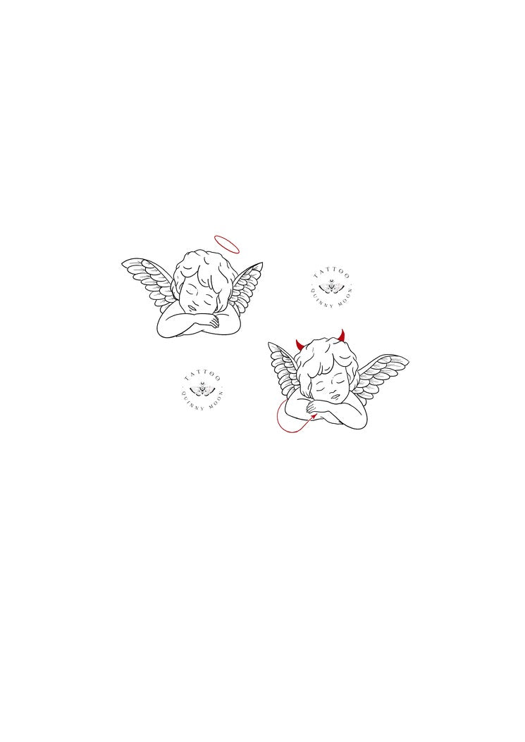 Planche Duo - Angel X Demon