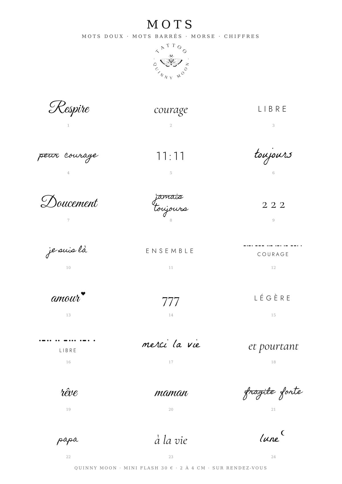 Planche flash Mots — Mini Moon - 4