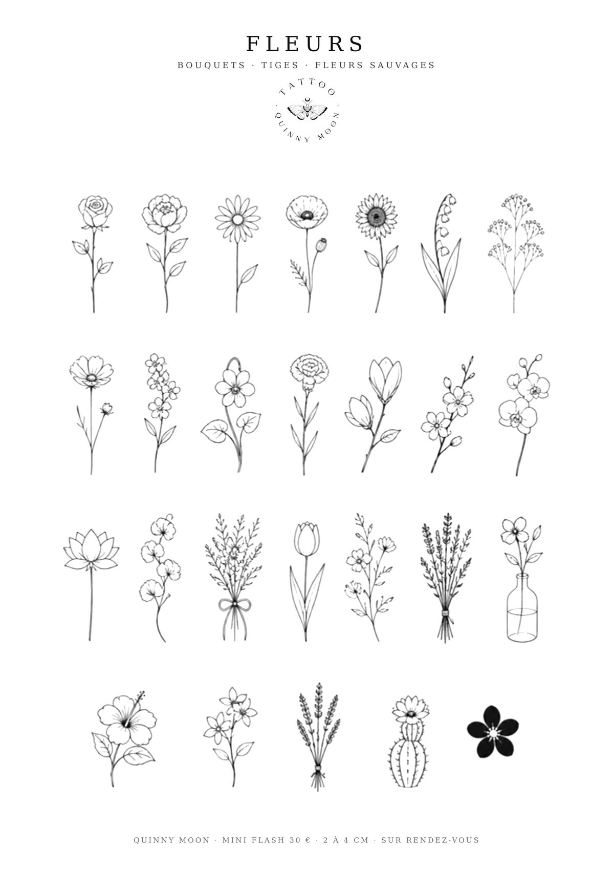 Planche flash Fleurs — Mini Moon - 10