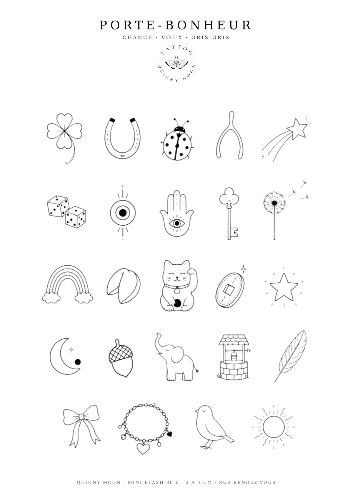 Planche flash Porte-bonheur — Mini Moon - 20