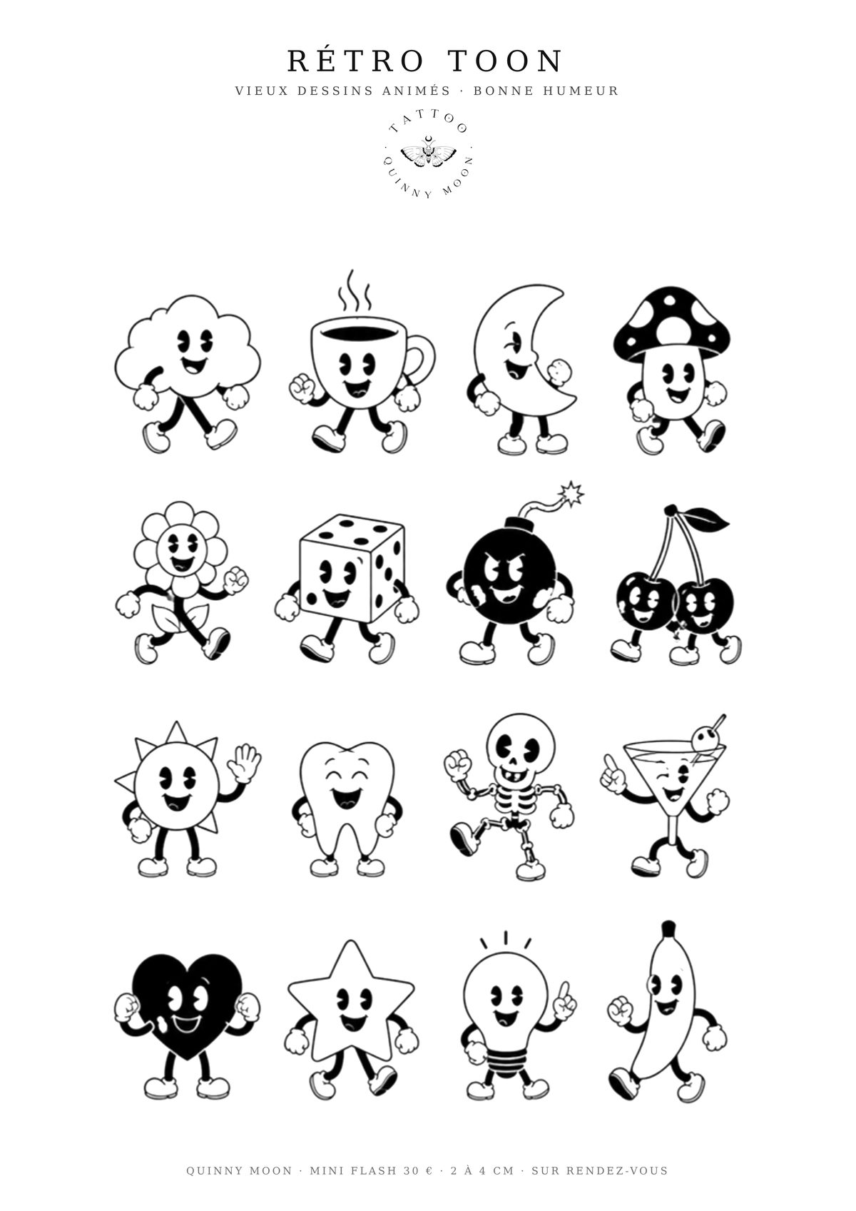 Planche flash Rétro toon — Mini Moon - 26