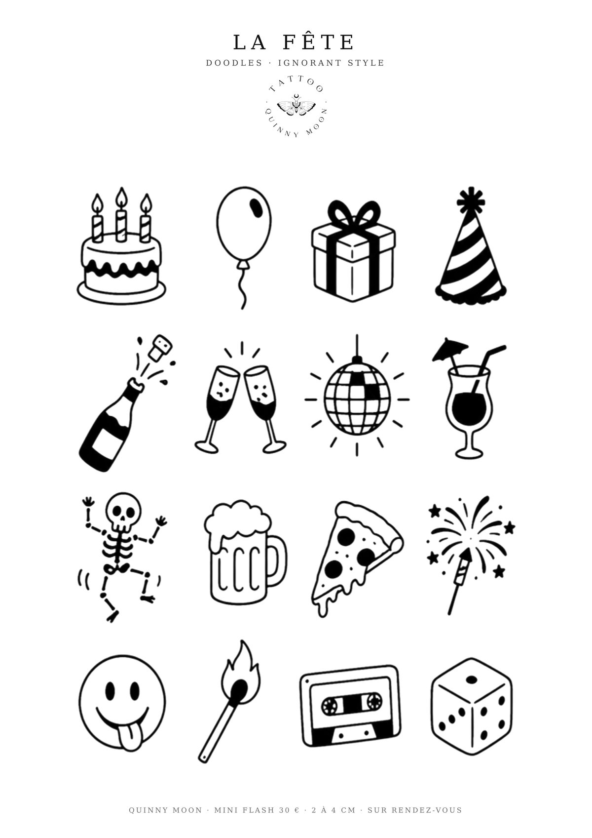 Planche flash La fête — Mini Moon - 36