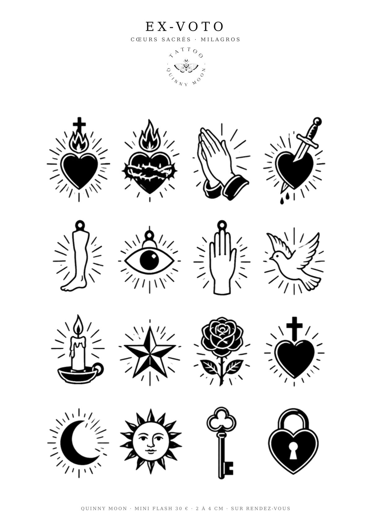 Planche flash Ex-voto — Mini Moon - 58