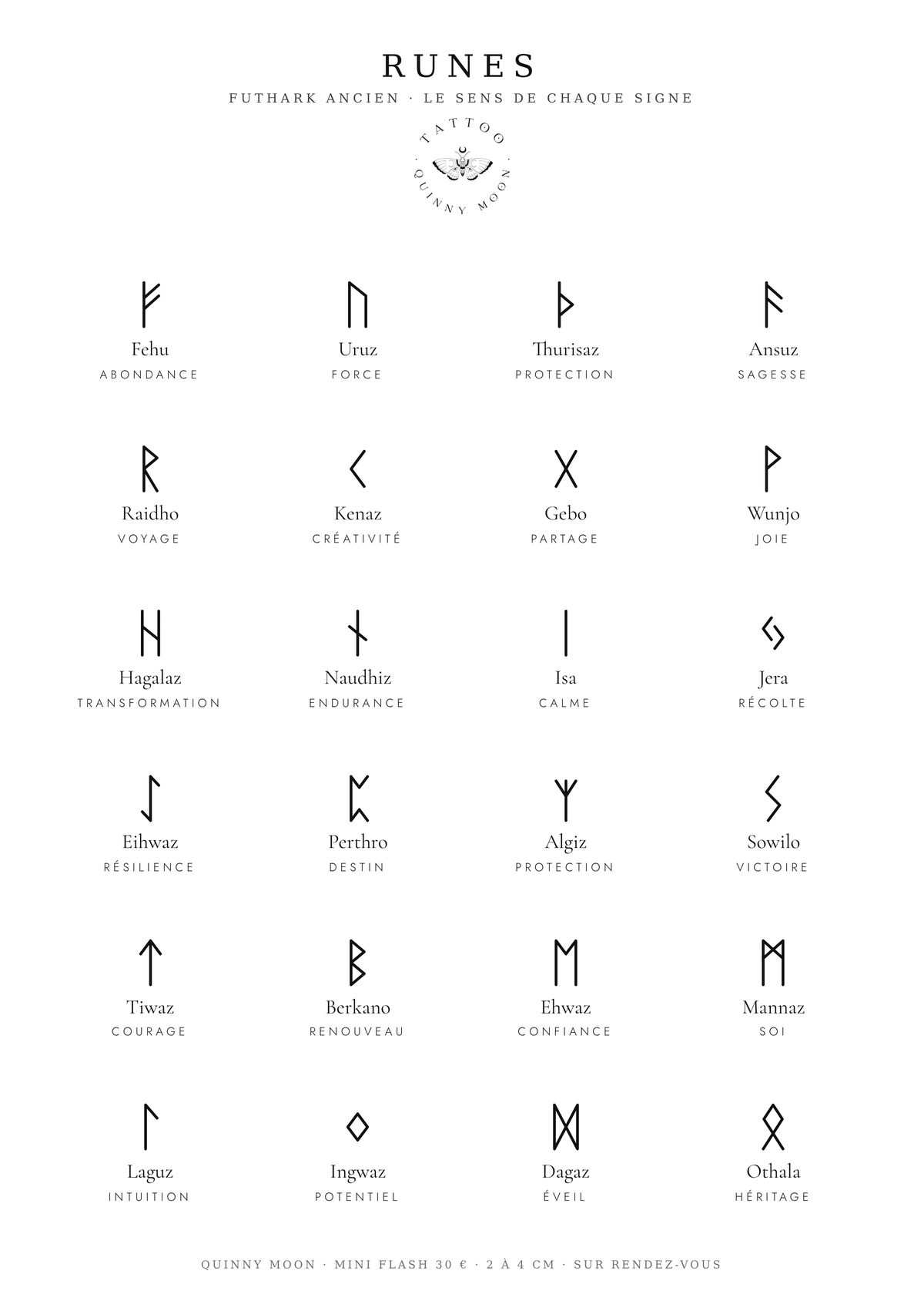Planche flash Runes — Mini Moon - 61
